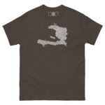 Haiti Map Fingerprint T-Shirt