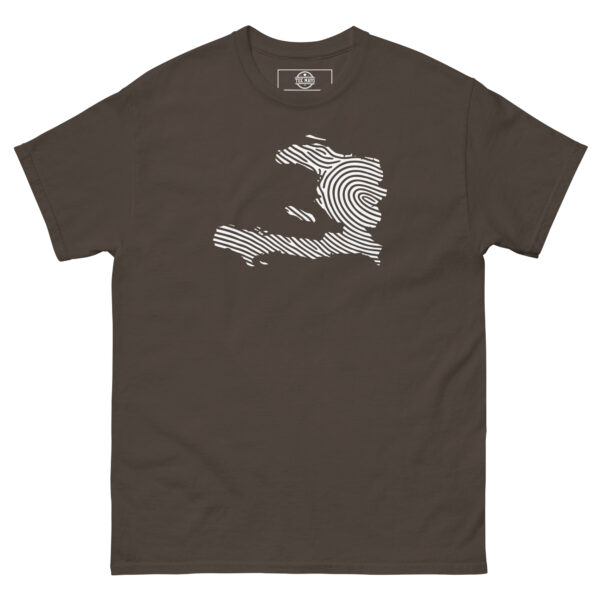 Haiti Map Fingerprint T-Shirt