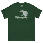 Haiti Map Fingerprint T-Shirt