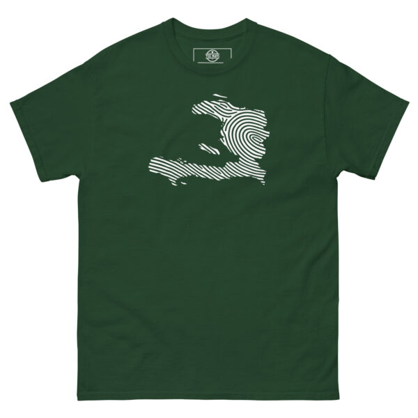 Haiti Map Fingerprint T-Shirt