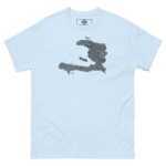 Haiti Map Fingerprint T-Shirt