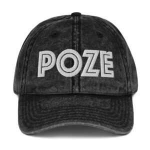 POZE Vintage Cotton Twill Cap